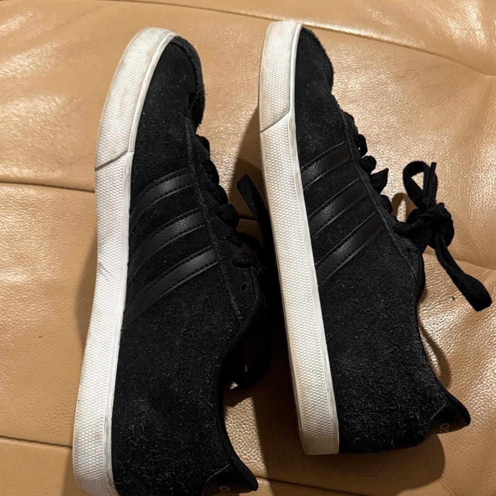 Adidas Black Suede Casual Sneakers - Picture 6 of 7
